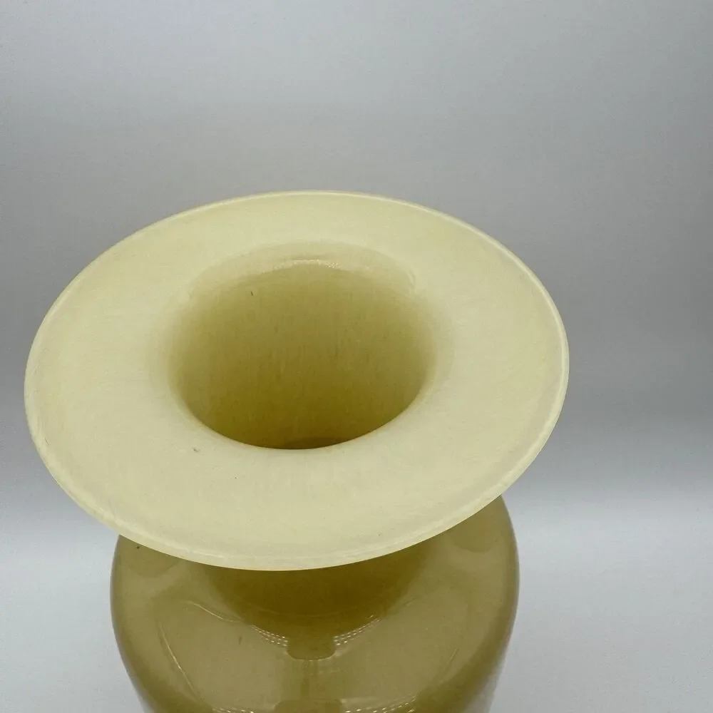 Victoria Hagan Perfect Pieces Magnolia Glass Vase Yellow 8.5